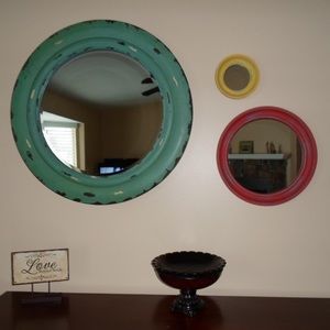 Mirrors round - 3 pieces